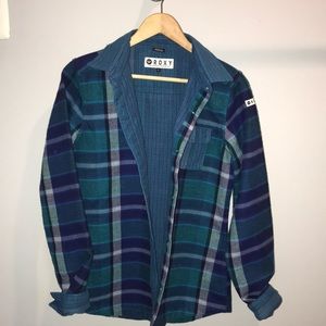 ❤️NWOT roxy super thick flannel